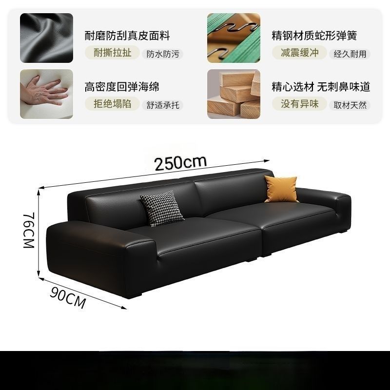 Диван-модуль из натуральной кожи Qijue Furniture модель 7666165569569