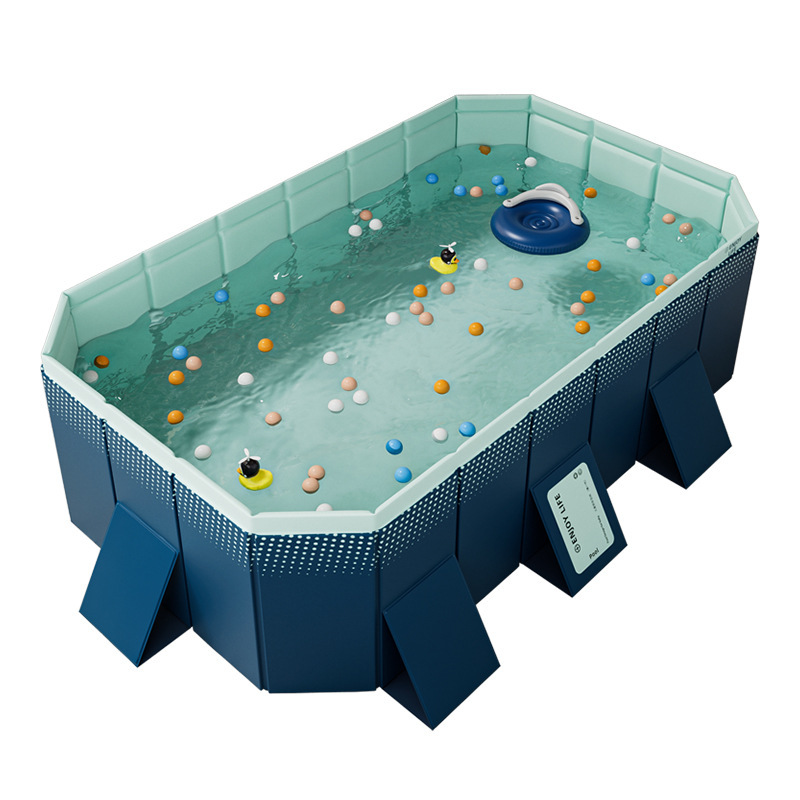 Cross border swimming pool, thickened wear-resistant inflatable swimming pool, outdoor non foldable play pool, children's home pool, beach