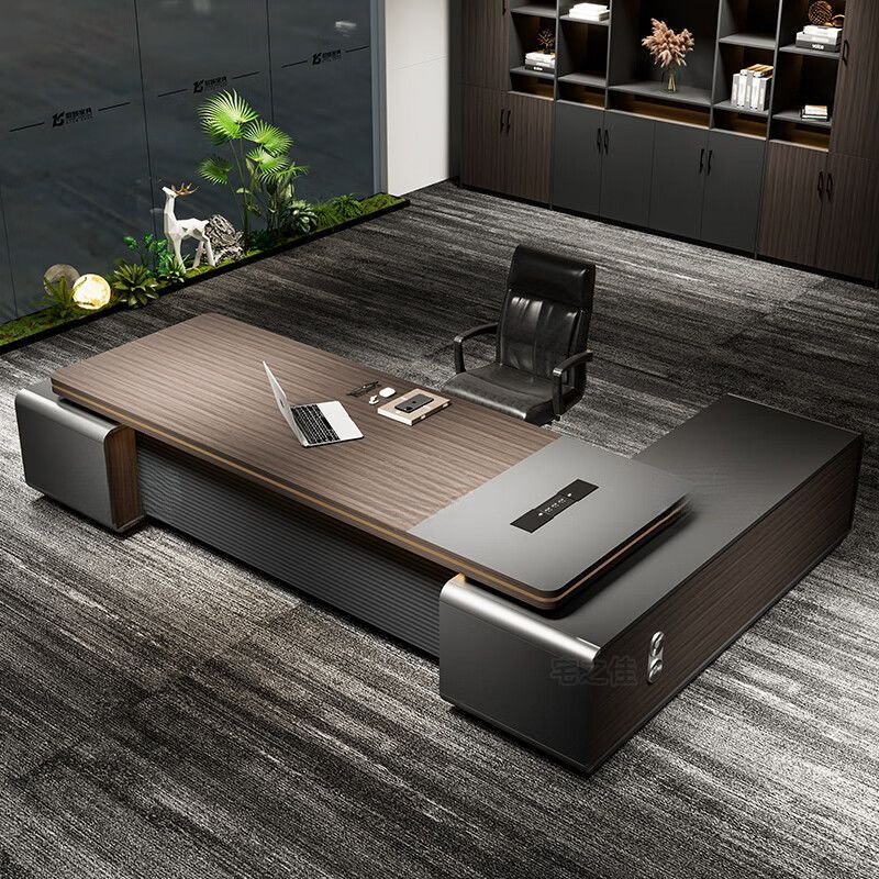 Zhaijijia Light Luxury Boss Desk Simple Modern Chairman President Office Supervisor Manager Office Desk