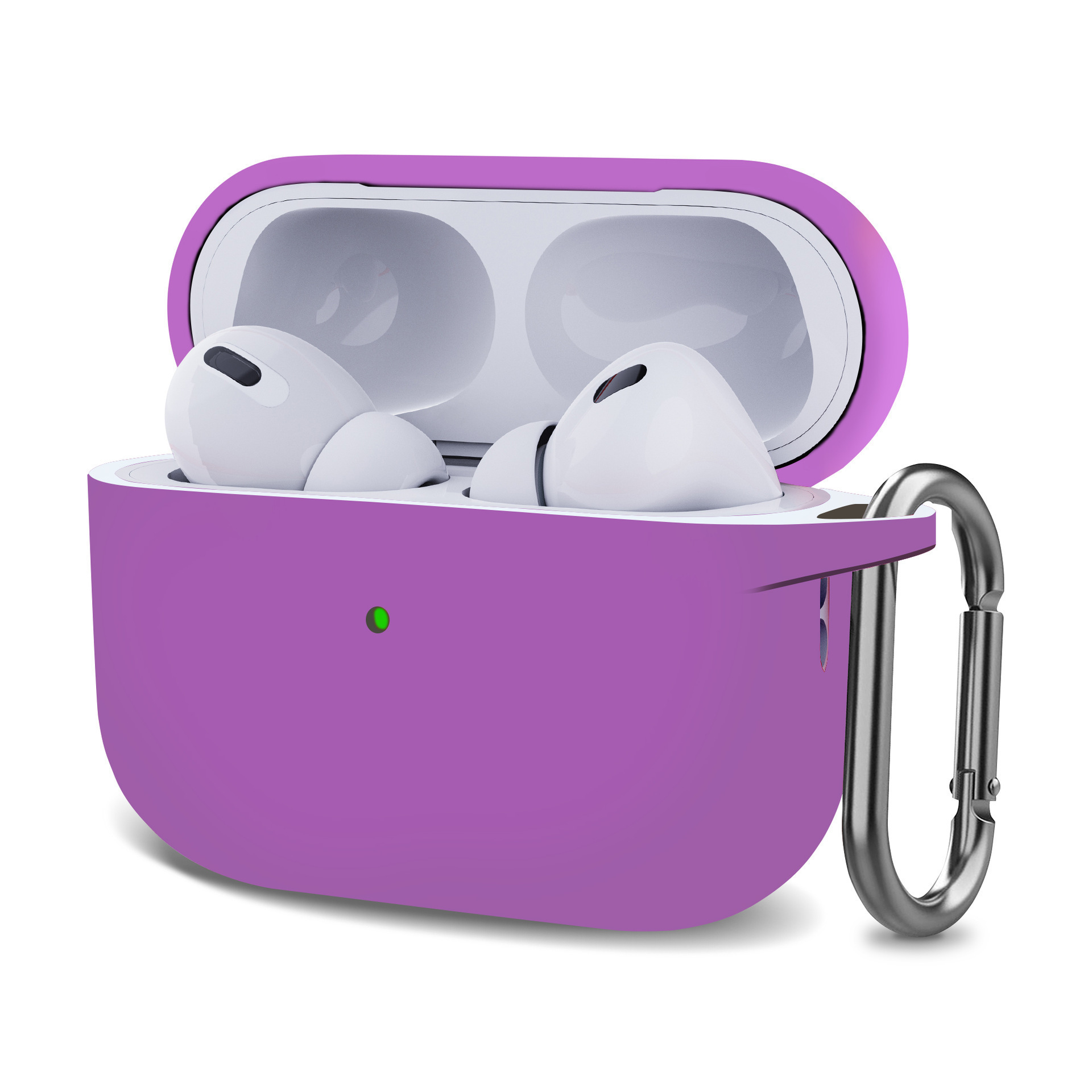 Suitable for AirPods Pro3 Apple 2025 new Bluetooth earphones, silicone solid color one-piece thick protective case