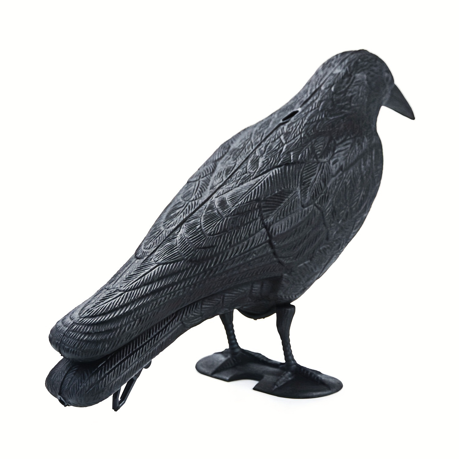 Spot Amazon exclusive crow decoration simulation plastic crow decoration with foot stakes courtyard garden