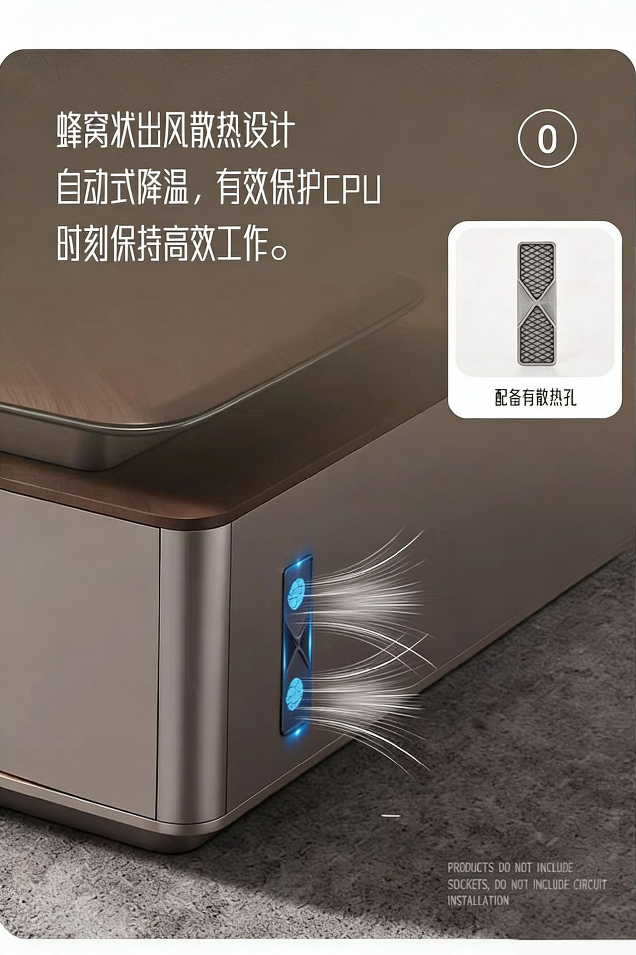 轻奢老板桌高级董事长办公室总裁办公桌大班台现代简约吸塑老板桌