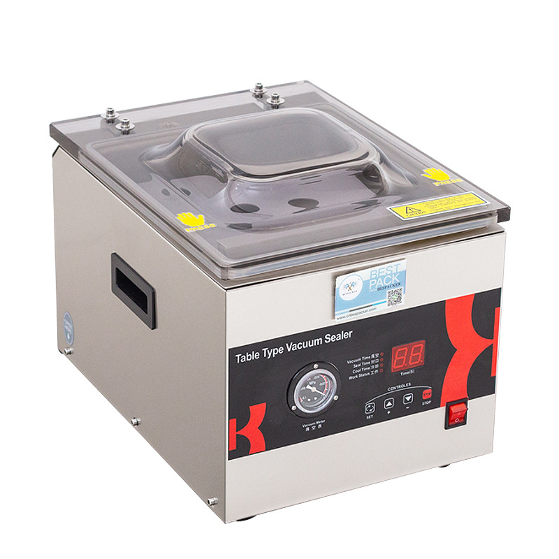 DZ-260C desktop vacuum sealing machine, food vacuum machine, packaging machine, fully automatic plastic sealing machine, wet and dry dual-use