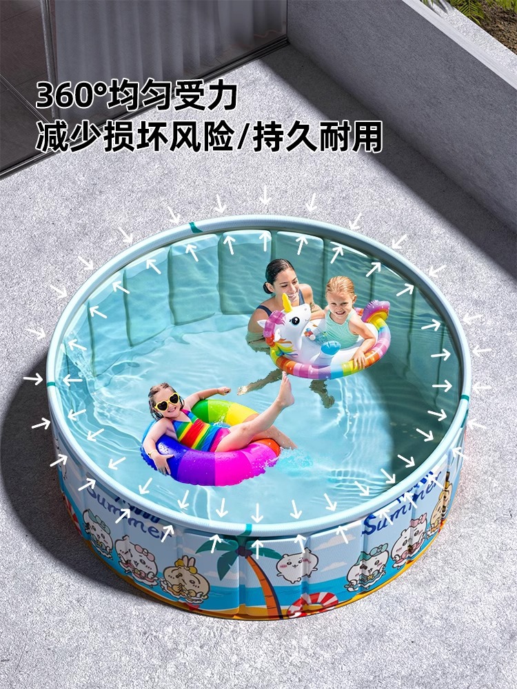 Swimming Pool Home Non Inflatable Adult Baby Indoor Outdoor Foldable Swimming Pool Swimming Bucket Pool Parent Child