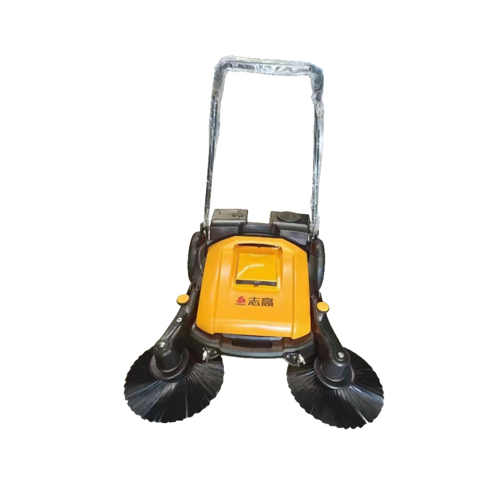Zhigao ZG-55T Industrial Hand Push Non Powered Sweeper Factory Workshop Road Warehouse Dust Sweeper