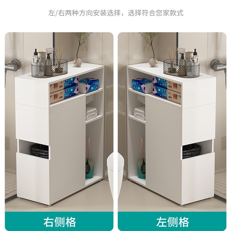 Honeycomb aluminum bathroom edge cabinet, bathroom standing cabinet, side cabinet, narrow cabinet, toilet, crevice storage cabinet, waterproof storage cabinet