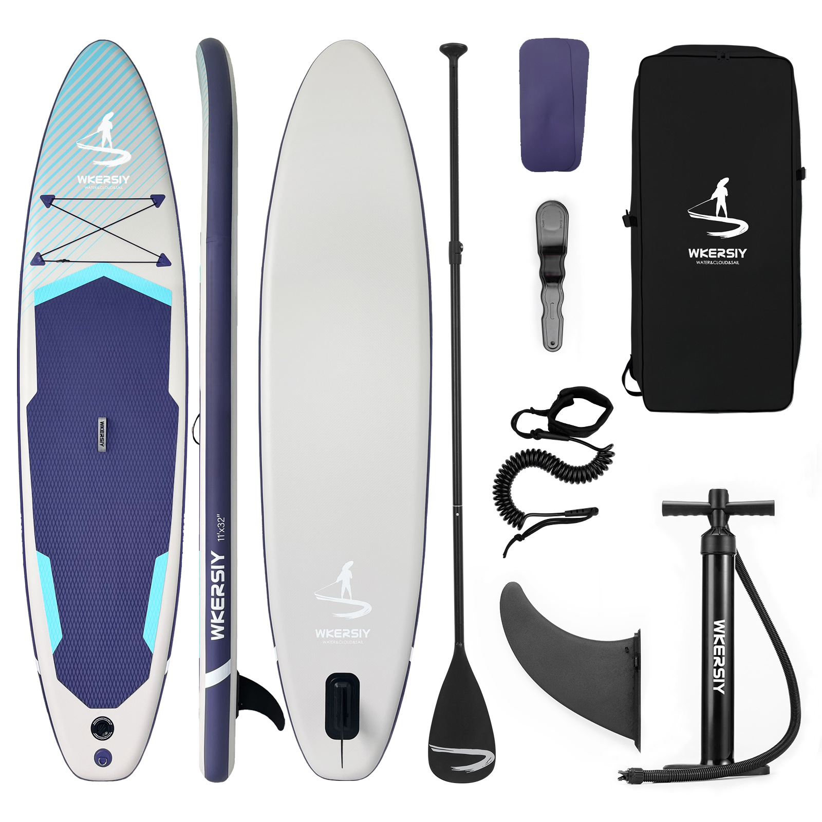 New Paddle One Piece Replacement Inflatable Surfboard Cross border Paddle Sup Board SAPBOARD Paddle Boat Surfboard