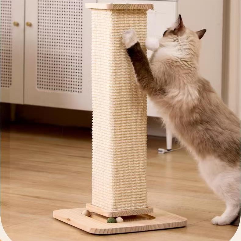 Кошачий игровой комплекс с когтеточкой и полкой Вне