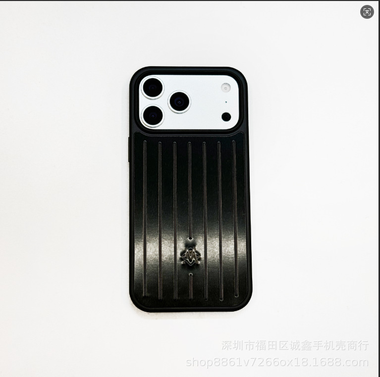 New aluminum alloy Apple/pink luggage case all inclusive, suitable for Apple iPhone 17/16/15/14 phone cases