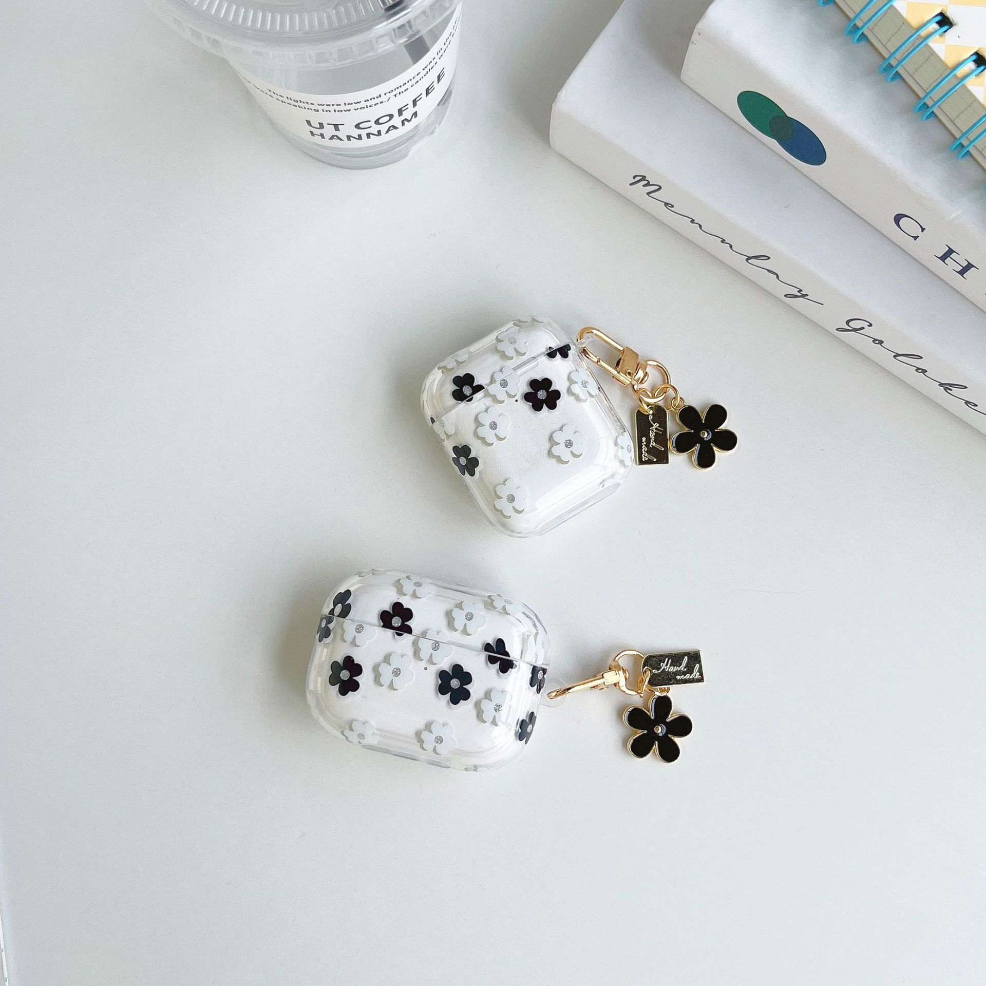 外贸爆款高透闪粉适用airpods 4 case苹果3蓝牙耳机保护套pro2软
