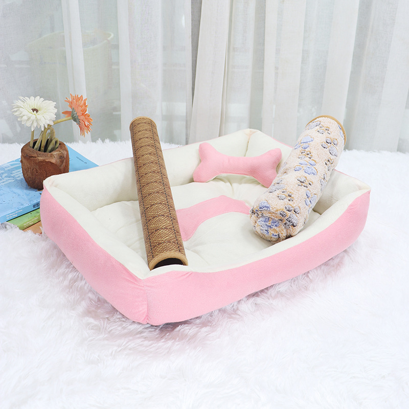 Doghouse Four Seasons Universal Cat Cushion Summer Teddy маленькая собака большая собака золотисто -ретривер