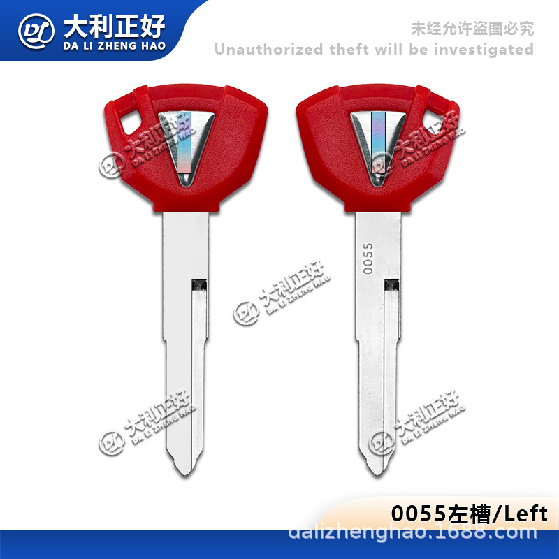 Подходит для Kawasaki Motorcycle Key Ninja400 Ninja 650/Z800/Z900 Эмбрион ключей может быть установлен с помощью чипа