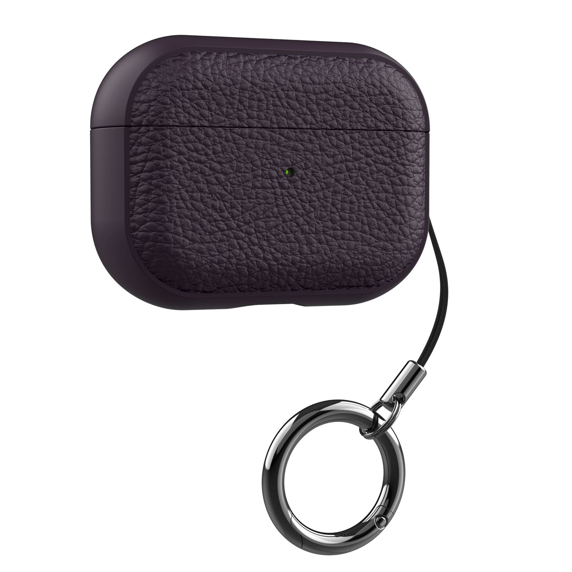 Simple lychee patterned leather suitable for AirPods 4th generation protective case, 2nd and 3rd generation Pro2 Apple Bluetooth earphone case