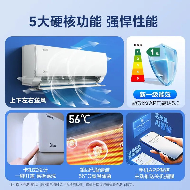 Кондиционер сплит-система Midea KFR-35GW/N8KS1-1 инверторный, 1.5 л.с.