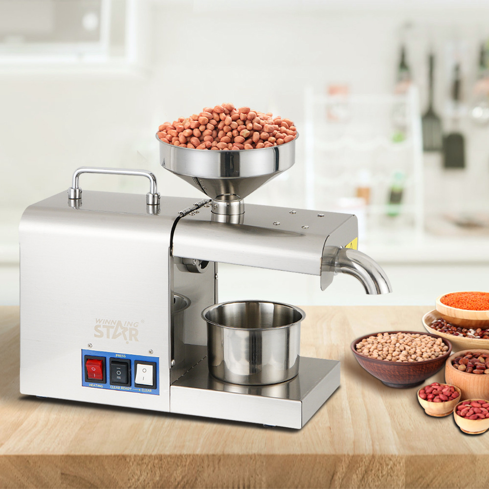 Автоматическая масляная пресса Winning star ST-5801 из нержавеющей стали