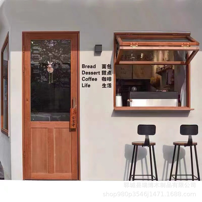 Новый китайский стиль, старый вяз, антикварный B & B, внутренняя дверь, комната, одна открытая внутренняя дверь, B & B, столовая, состаренная доска, дверь из вяза