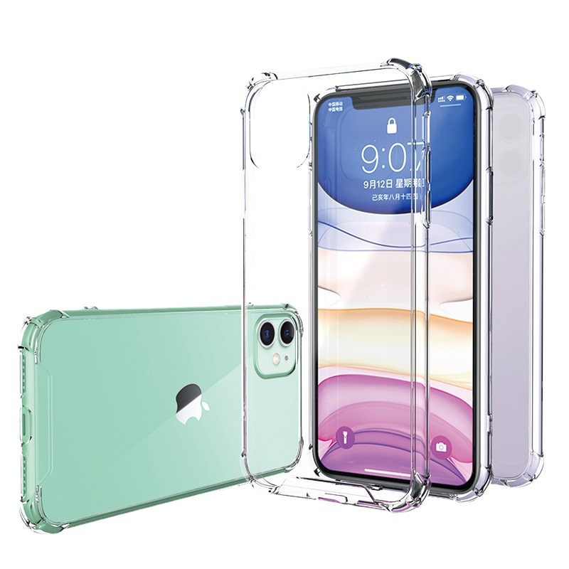 17 Suitable for 12Pro Apple 14 phone case 16Pro transparent iPhone 11 all inclusive XR airbag 13 case 15 anti drop