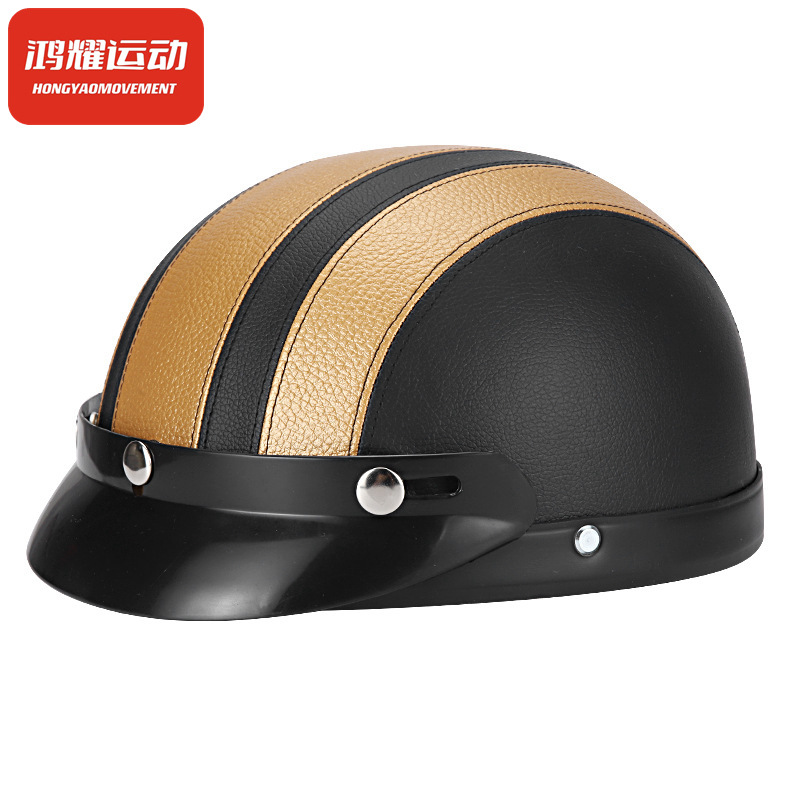 Half Helmet Summer Retro Lightweight Cycling Scoop Helmet Prince Bicycle Four Seasons Half Helmet Grey Breathable Men's and Women's Cycling Helmets