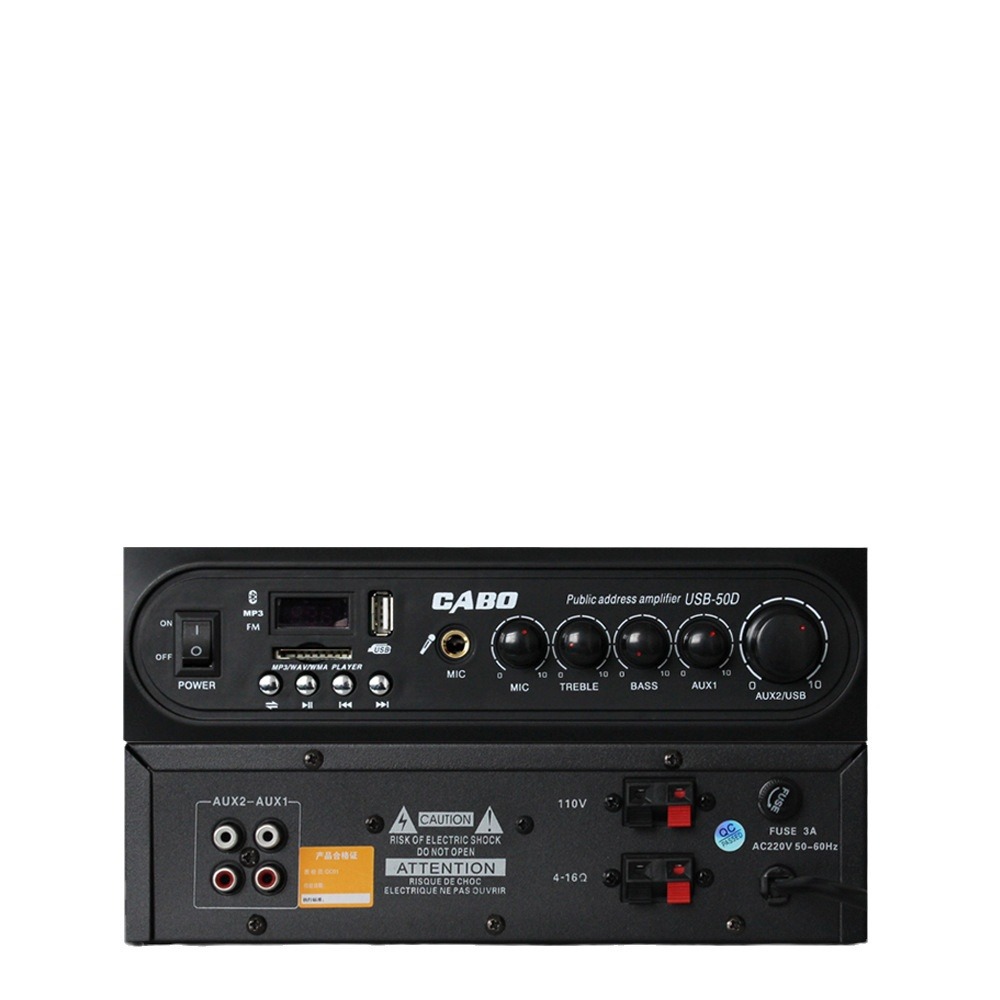 Усилитель общественного вещания CABO USB-50D с USB и Bluetooth