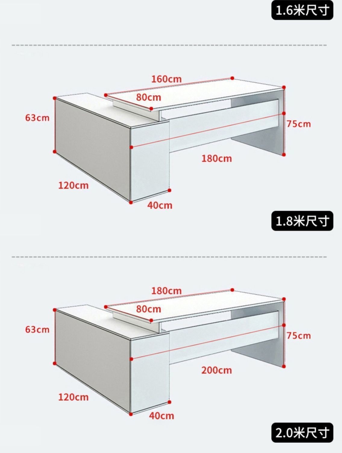 Office Desk Simple and Modern Manager's Desk Office Furniture Large Class Desk President Supervisor Desk and Chair Combination Boss's Desk