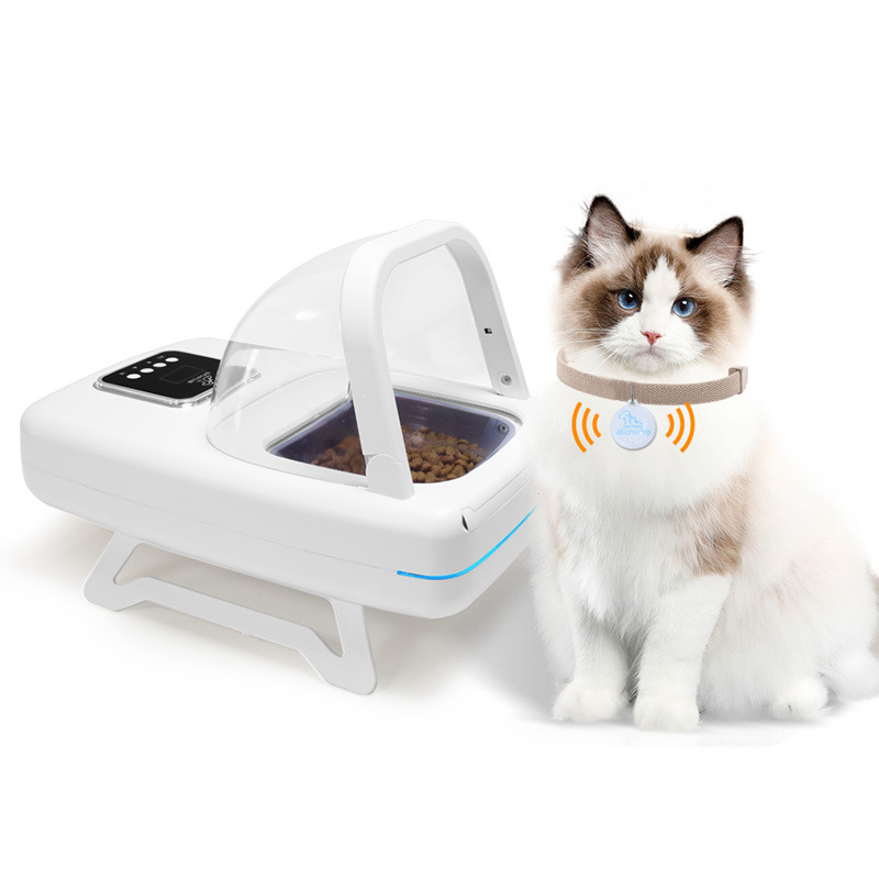 Pet Smart Chip автоматический индукционный кормление кошка и собаки с продолжительностью и количественной сухой и влажной пищи Общая специальная анти-захват