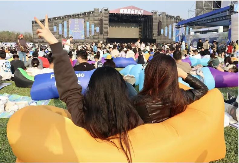 Надувной шезлонг-диван Bao Zong Guan для кемпинга и отдыха