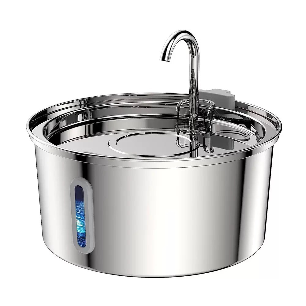 Cross -Bordder Amazon Pet питьевая вода машина для кошачьих напитков из нержавеющей стали.