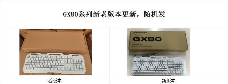 GX80机械茶轴手感键盘鼠标耳机套装笔记本电脑有线键鼠电竞游戏
