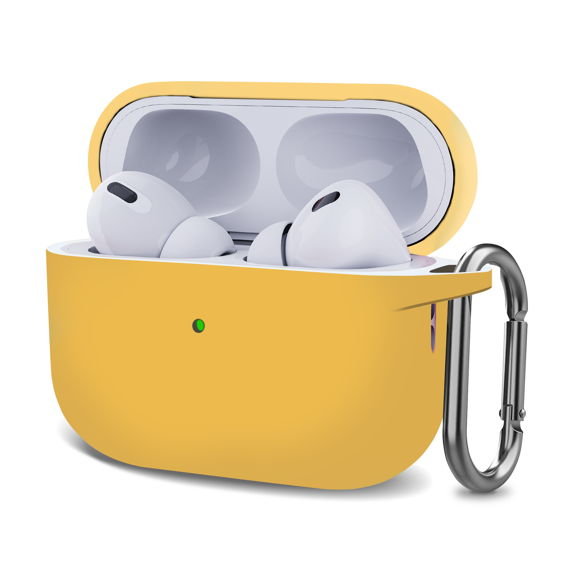 Suitable for AirPods Pro3 Apple 2025 new Bluetooth earphones, silicone solid color one-piece thick protective case