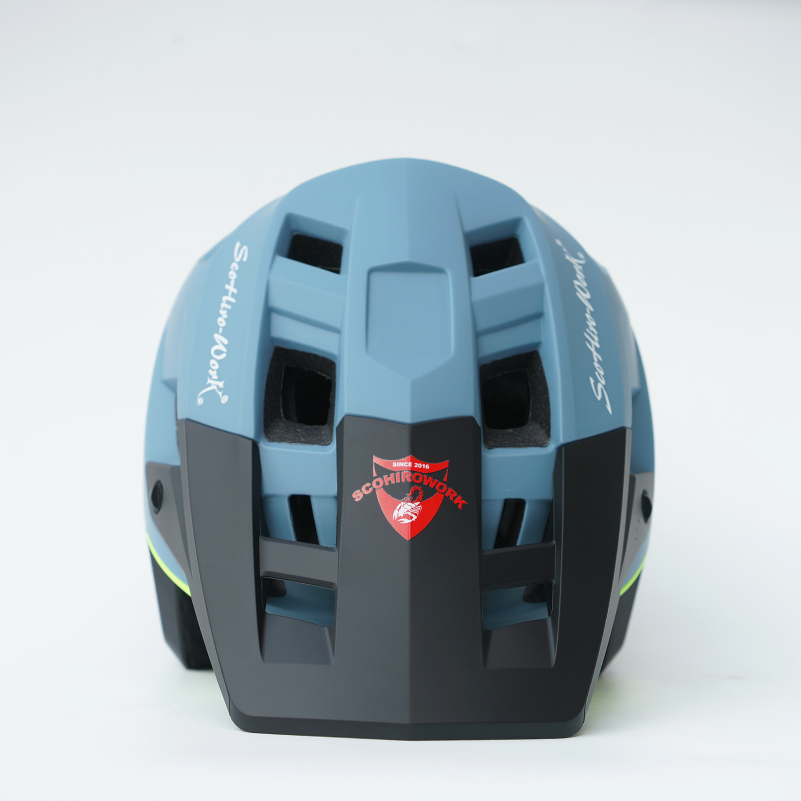 SCOHIROWORK mountain bike DH speed descent BMX ultra light AM off-road crossing off-road helmet full helmet riding helmet