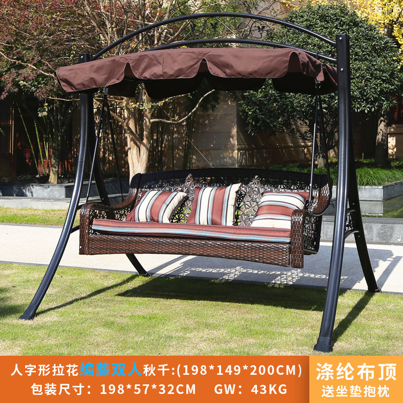 Садовое качели-кровать из стали Xizese Bang QQBD03