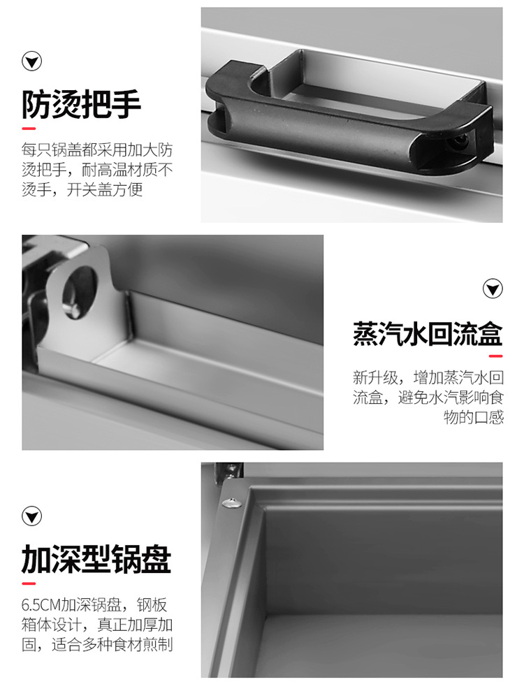 Commercial Potsticker, dumpling frying stove, raw fried bun stove, water fried bun, table type Japanese floor stall, gas, liquefied gas, electricity