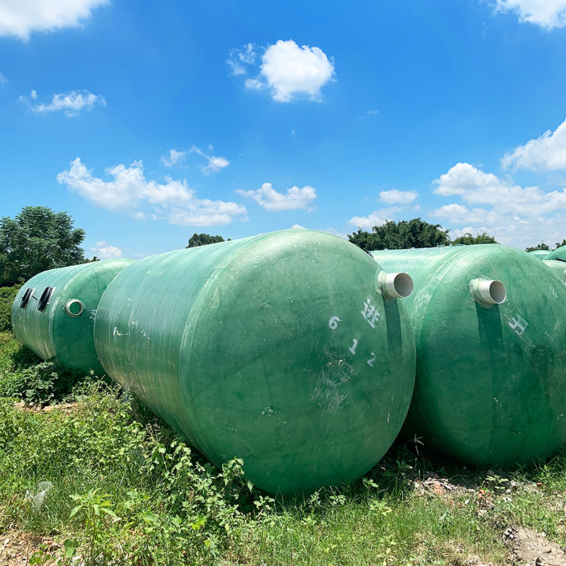 Customized Glass Tempered Septic Tank Underground Integrated Rural Household Commercial Sewage Purification Treatment Tank Storage Tank Manufacturer
