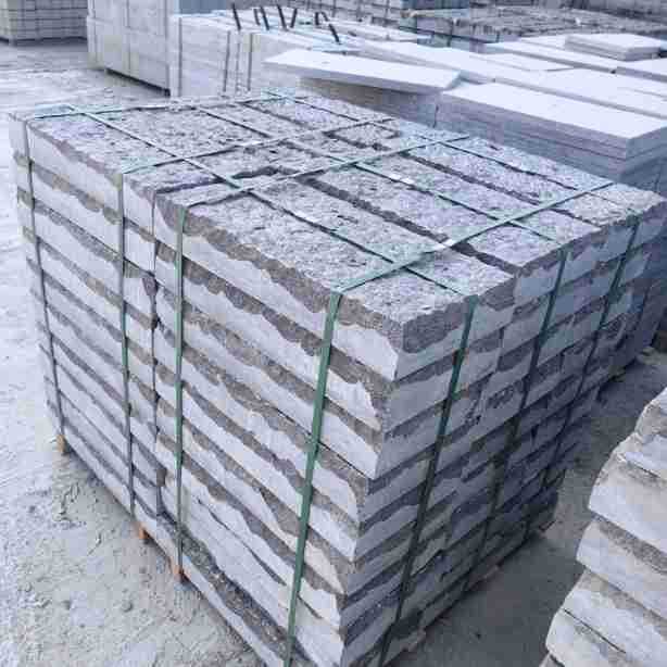 Тротуарная плитка из натурального камня с антикварным узором 300x600