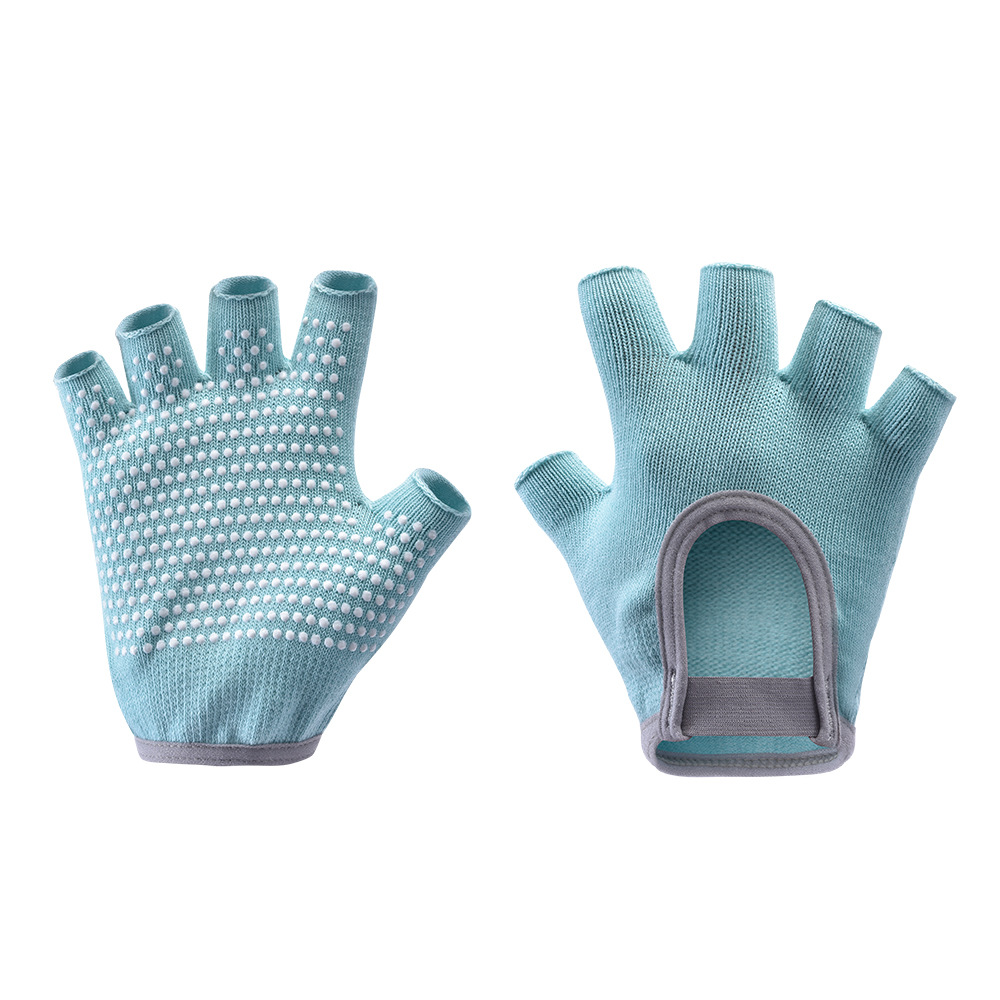 [Yoga Gloves B1] Half Finger Female Fitness Barbell Lifting Pot Equipment Cycling Road Bike Jumping Rope Badminton Cocoon Prevention