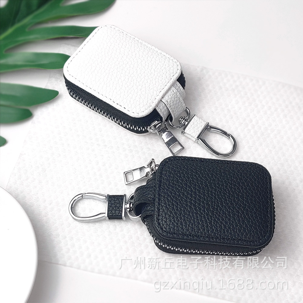 Simple lychee patterned headphone case suitable for AirPods Pro3/Pro2/AirPods 4 Xinqiu headphone case
