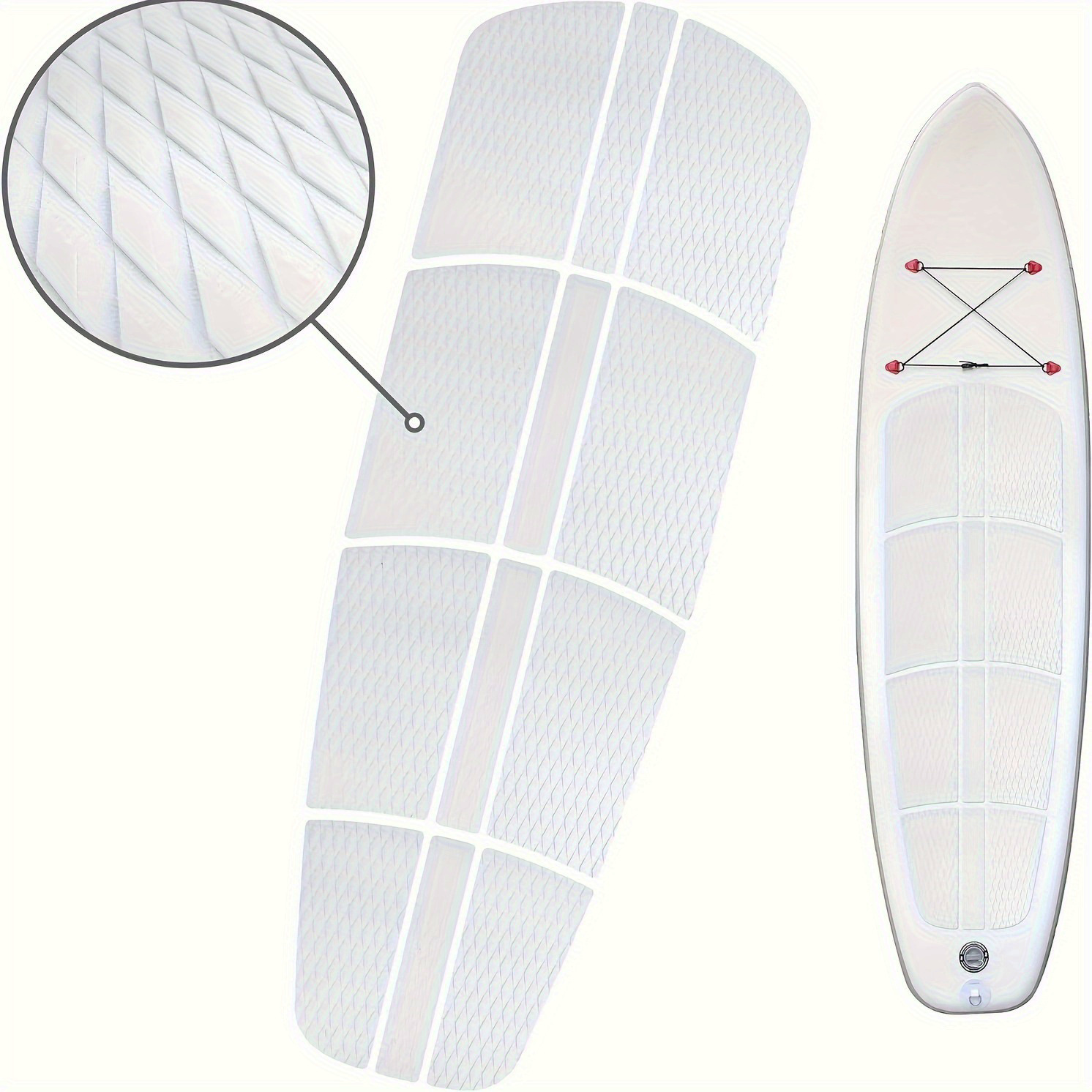 Cross border inflatable paddle board SUP water skiing board double-layer paddle board inflatable high-density EVA surfboard anti slip pad