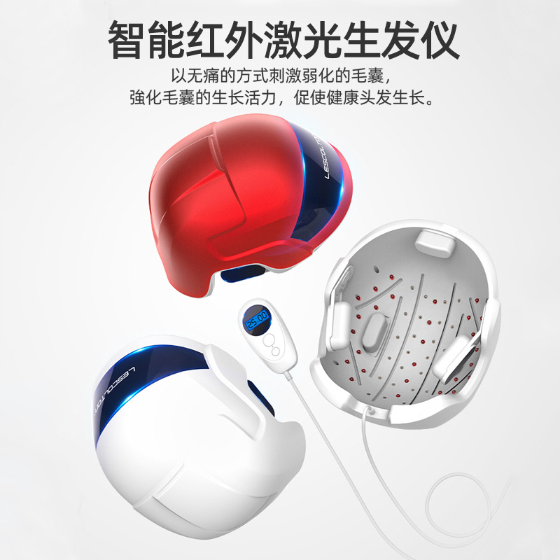 Лазерный шлем для стимуляции роста волос Lescolton LS-D601