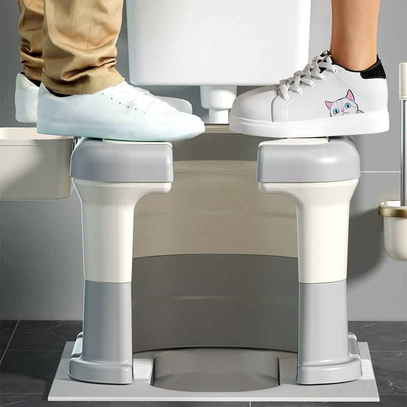 Household toilet, portable toilet, pregnant women, elderly people using the toilet, squatting stool for defecation, adult squatting stool changed to toilet seat