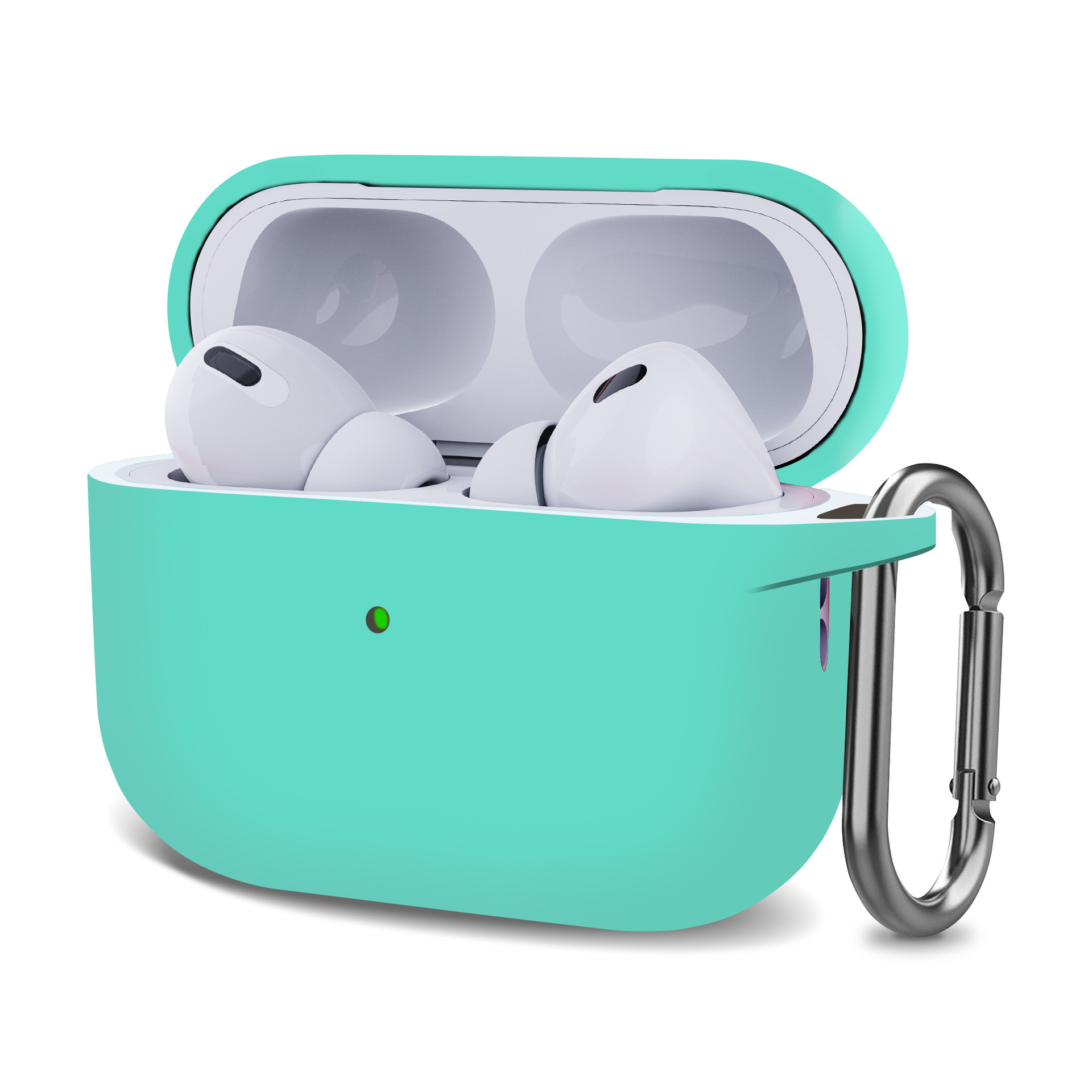 Suitable for AirPods Pro3 Apple 2025 new Bluetooth earphones, silicone solid color one-piece thick protective case