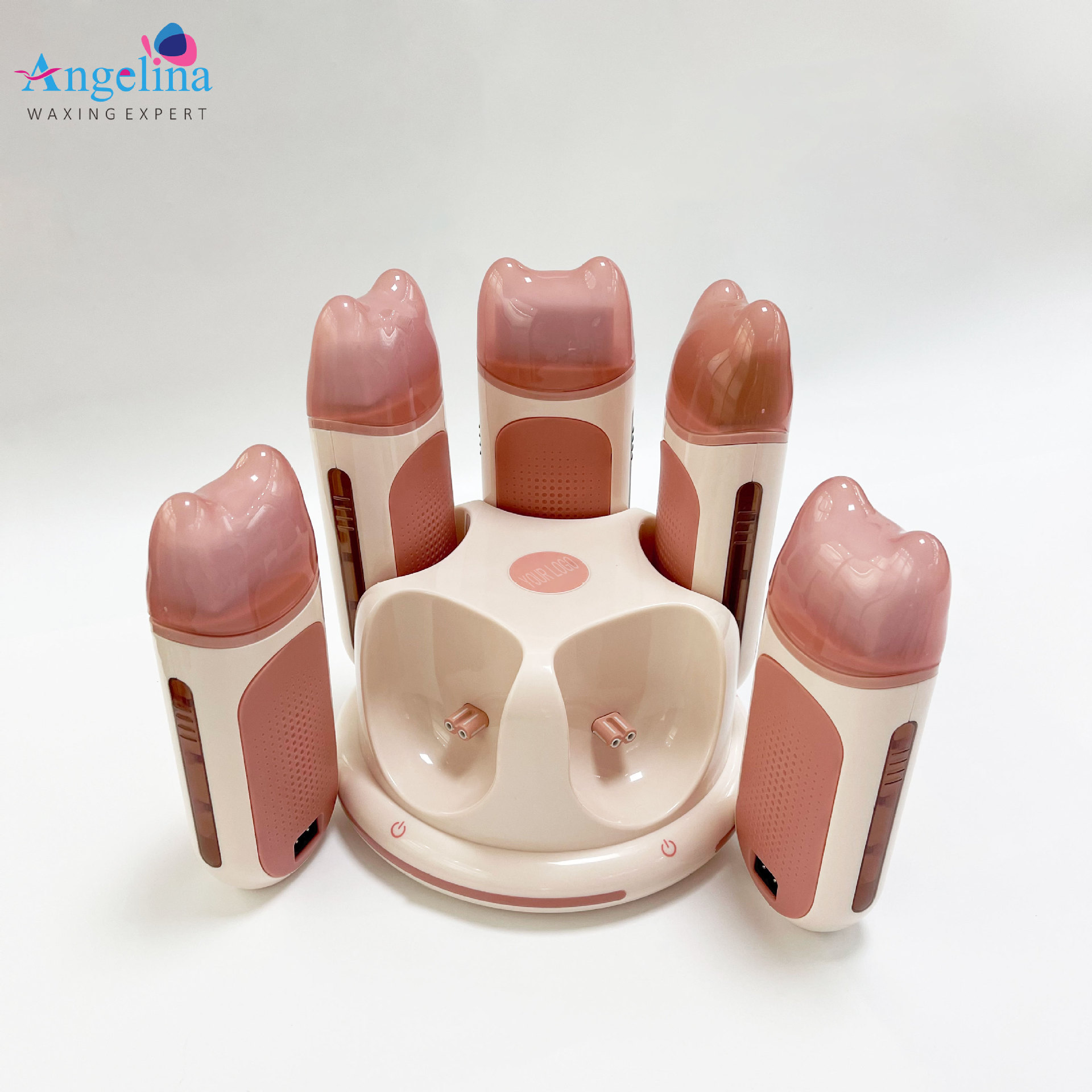 Воскоплавитель с роликовыми картриджами Angelina Waxing Expert