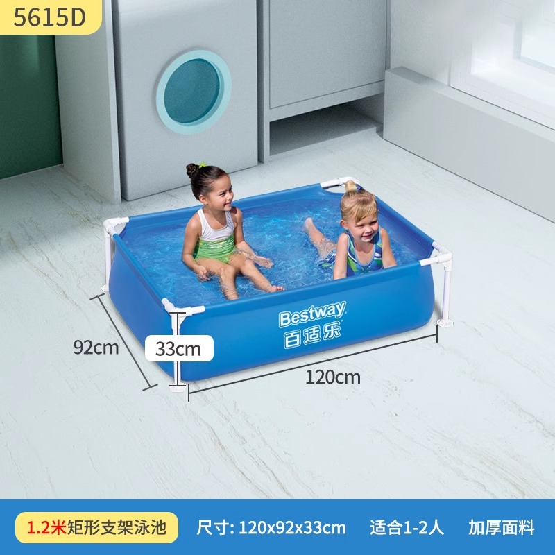Bestway Bracket Swimming Pool Home Children's Non Inflatable Swimming Pool Home Folding Fish Pool Outdoor Pool Bracket