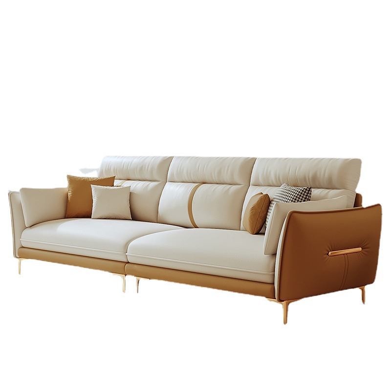 Кожаный диван Tongyu Te Top Layer Cowhide современный