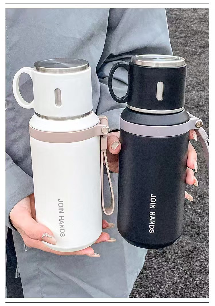 316 stainless steel insulated cup for men and women, outdoor car water cup, portable, thick double-layer vacuum insulated cup, customized