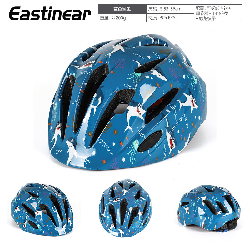 Cartoon children's bicycle helmet sports roller skating ice skating safety skateboard balance bike riding children's helmet cross-border