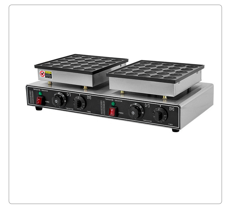 Ruichuang Commercial 25 hole Copper Causeway Pancake Burner Electric Gas 50 hole Japanese Copper Causeway Burner Circular Pancake Maker