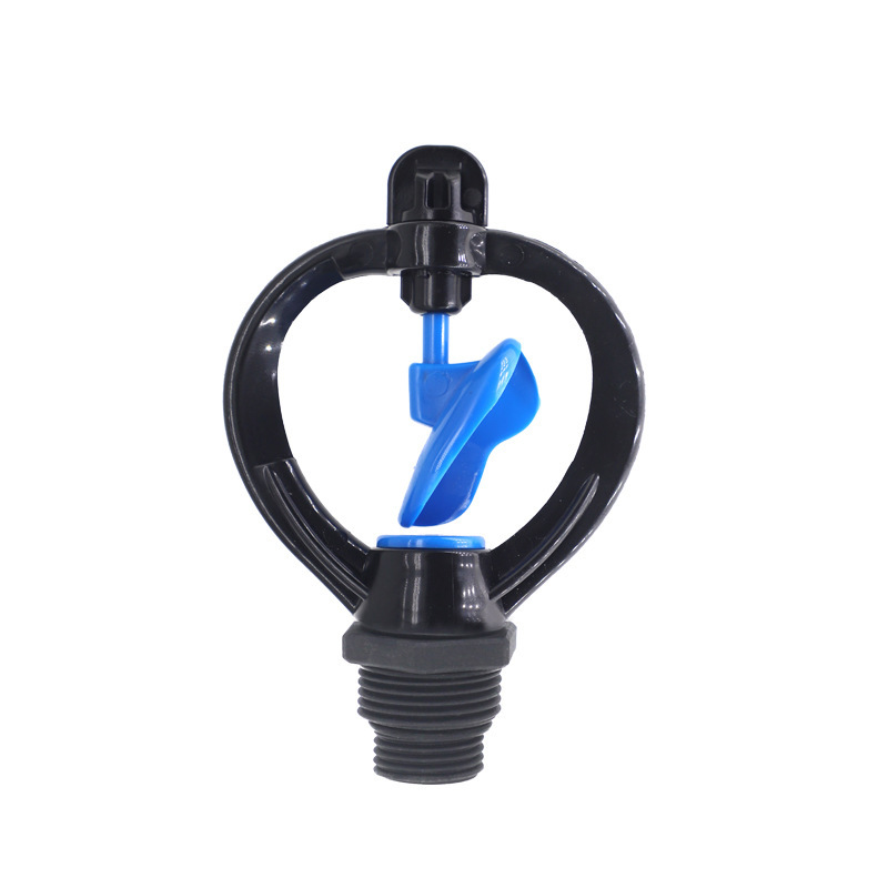 Automatic rotating atomizing external wire sprinkler for farmland irrigation, 360 degree sprinkler for garden lawn greening, and water spraying