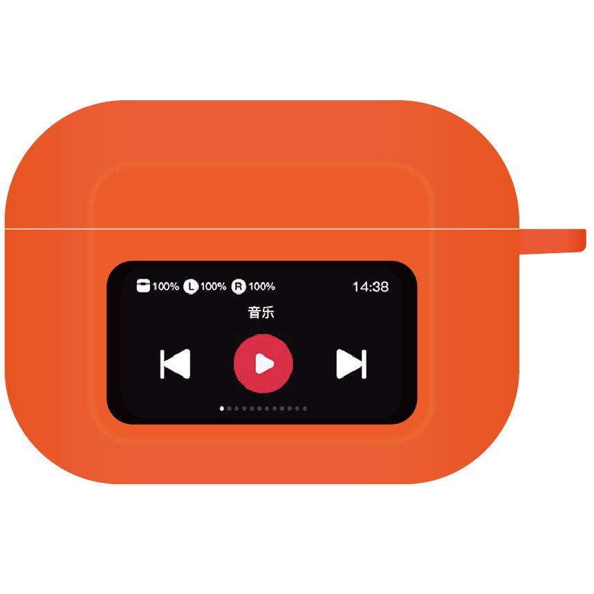 Huaqiangbei version AirPods A9pro with screen corner wireless Bluetooth earphones silicone protective case thin version