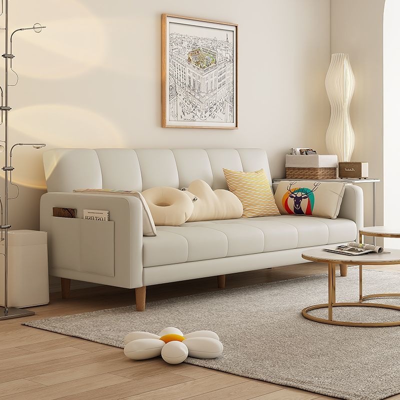 Sofa, small-sized living room, sofa bedroom, simple modern rental room, three person folding sofa bed, dual-use