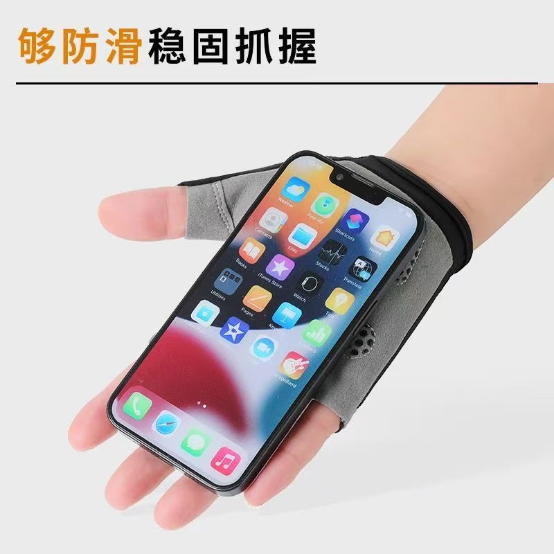 Cycling Half Finger Gloves Outdoor Sports Sunscreen Anti slip Men's and Women's Fitness Mesh Summer Bicycle Protection Ultra thin Breathable